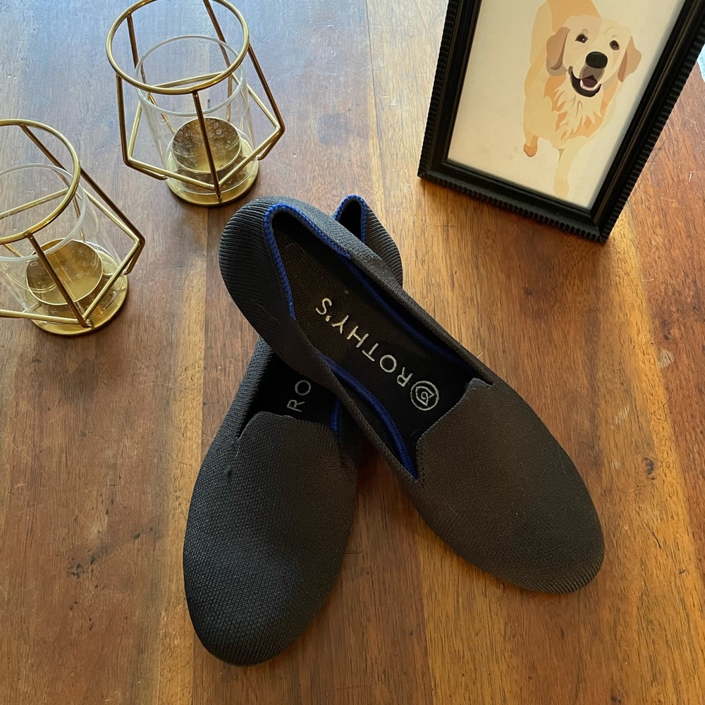 Rothy’s loafers in black